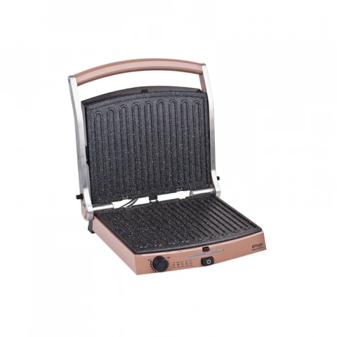 Emsan Bella Gusto 6 Dilim Ekmek Kapasiteli Granit Tost Makinası Golden Pink-1048