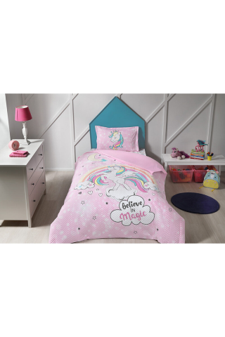 Özdilek Unicorn Tek Kişilik Kapitone Nevresim Takımı