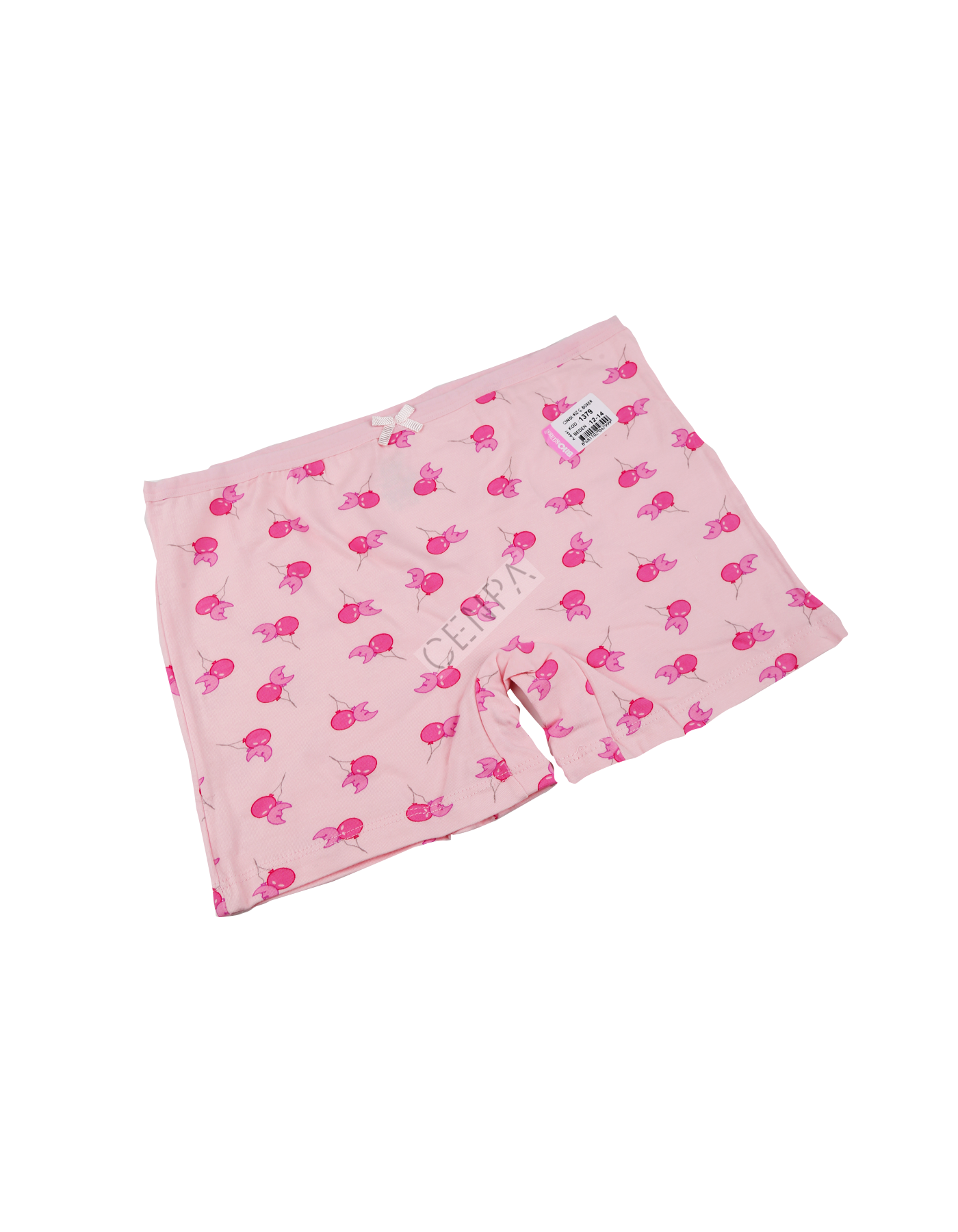 Biyokids Kız Çocuk  12-14 yaş Pembe Baskılı Renkli Boxer